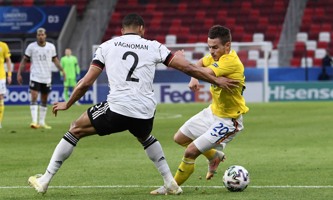 Alexandru Mățan, în meciul România U21 - Germania U21 / Foto: Profimedia