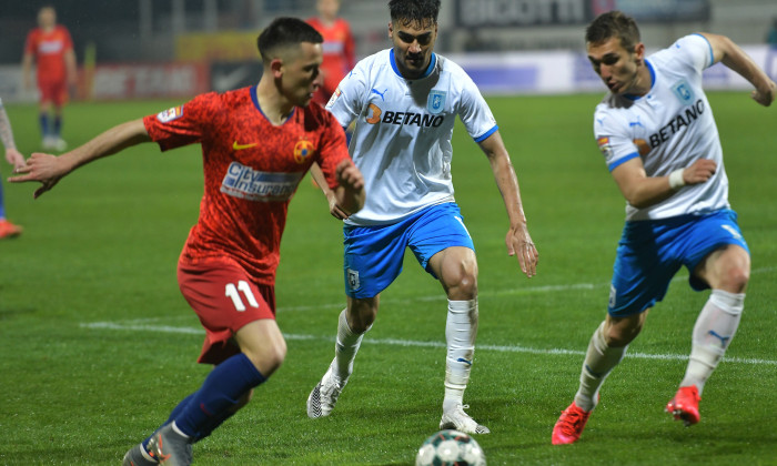 FOTBAL:FCSB-UNIVERSITATEA CRAIOVA, LIGA 1 CASA PARIURILOR (4.04.2021)