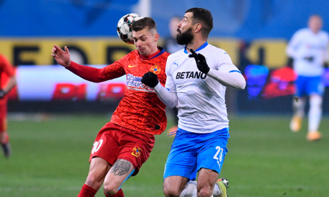 Marius Constantin și Florin Tănase, în meciul Universitatea Craiova - FCSB / Foto: Sport Pictures