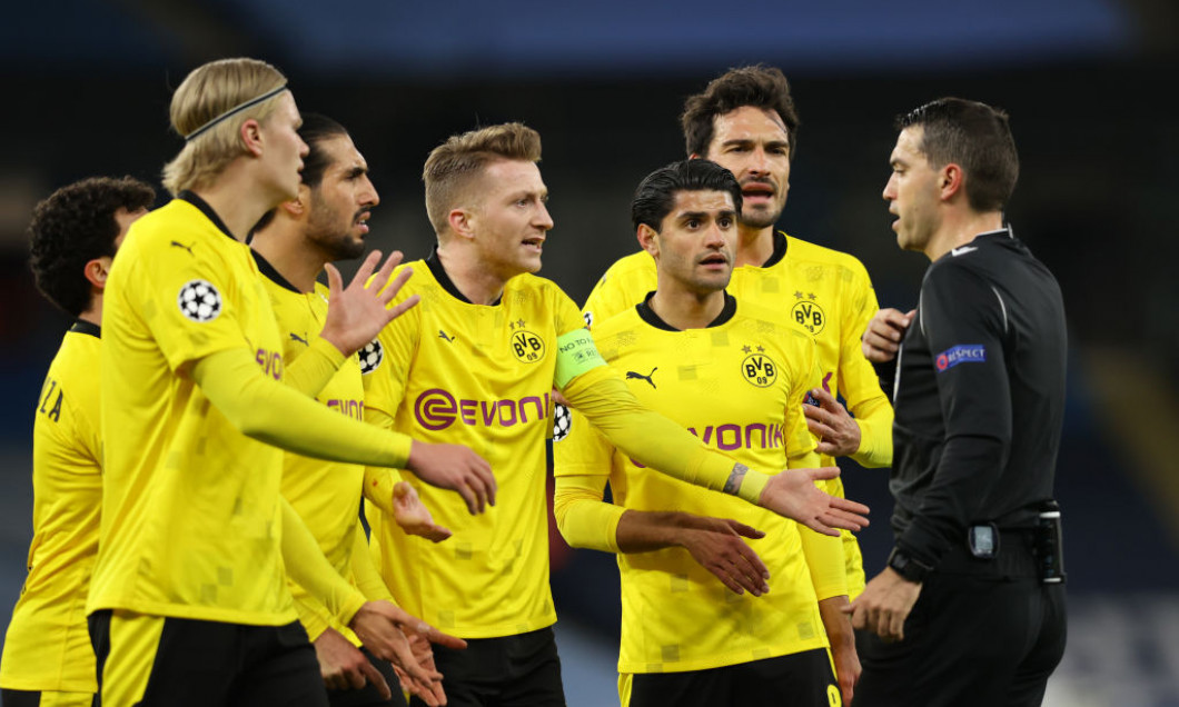 Manchester City v Borussia Dortmund - UEFA Champions League Quarter Final: Leg One