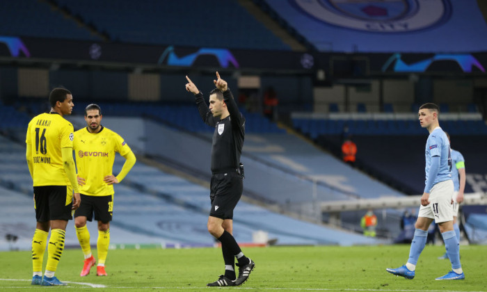 Manchester City v Borussia Dortmund - UEFA Champions League Quarter Final: Leg One