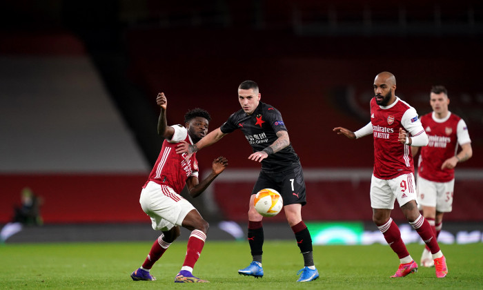 Arsenal v Slavia Praha - UEFA Europa League - Quarter Final - First Leg - Emirates Stadium