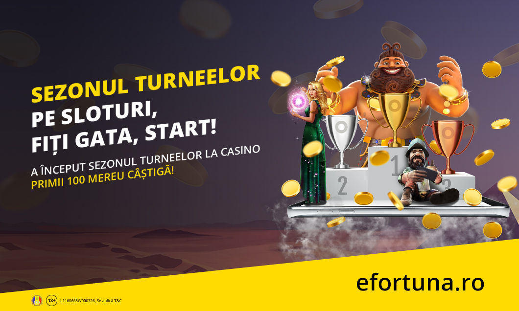 (P) Unic în România! Toată luna aprilie joci la turnee cu premii garantate, în cazinoul online