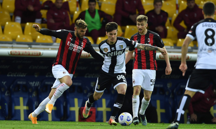 Dennis Man, în meciul Parma - AC Milan 1-3 / Foto: Profimedia