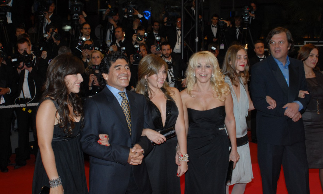 *ARCHIVE IMAGES* Diego Armando Maradona Attends Photocall And Red Carpet For The Film "Maradona", During 2008 Cannes Film Festival
