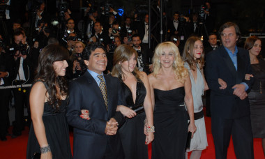 *ARCHIVE IMAGES* Diego Armando Maradona Attends Photocall And Red Carpet For The Film &quot;Maradona&quot;, During 2008 Cannes Film Festival