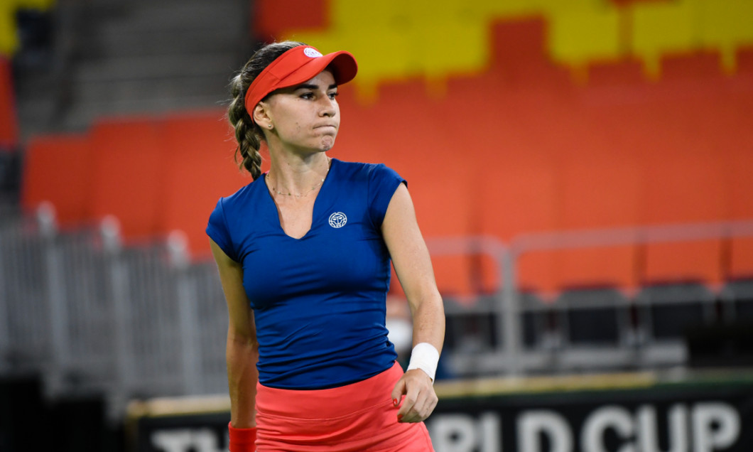 Irina Bara, în meciul cu Elisabeta Cocciaretto / Foto: Sport Pictures