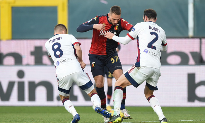 Italian football Serie A match - Genoa CFC vs Cagliari Calcio