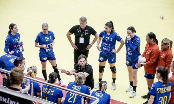 HANDBAL FEMININ:ROMANIA-MACEDONIA, PLAY-OFF CALIFICARE CAMPIONAT MONDIAL (17.04.2021)