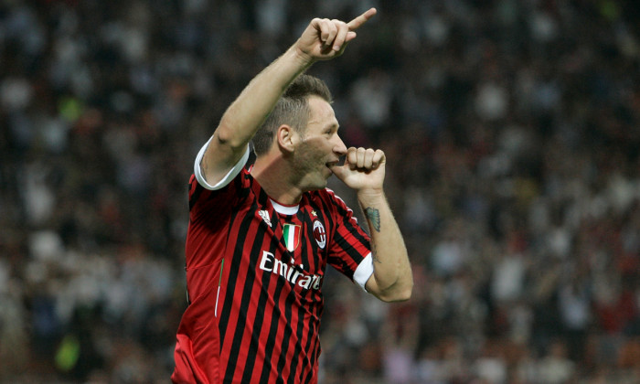 Antonio Cassano, în tricoul lui AC Milan / Foto: Getty Images