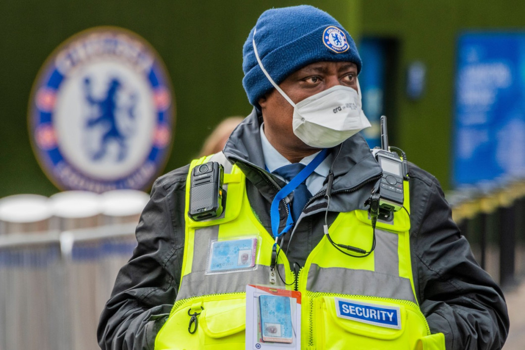 Chelsea fans gather outside the Football Club to protest them joining the planned European Super League., Stamford Bridge, London, UK - 20 Apr 2021