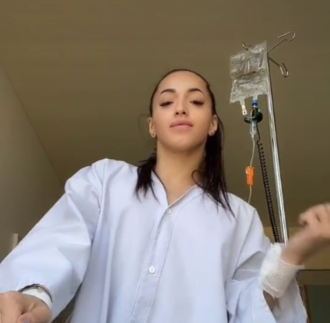 Larisa Iordache, în spital / Foto: Captură Tik Tok@iordachelarisa