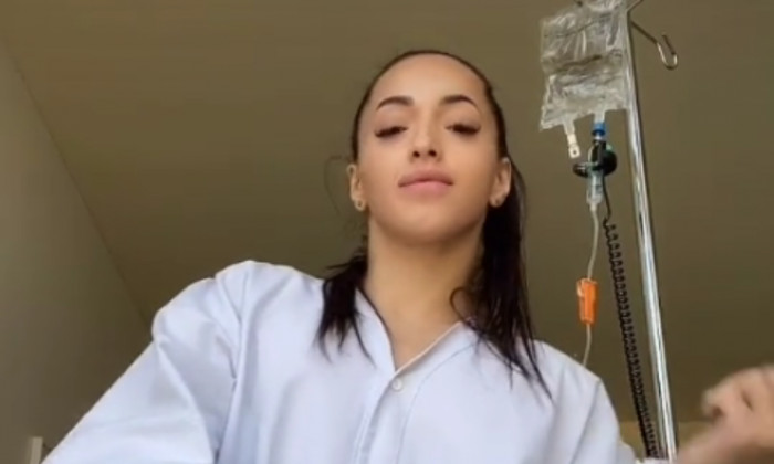 Larisa Iordache, în spital / Foto: Captură Tik Tok@iordachelarisa