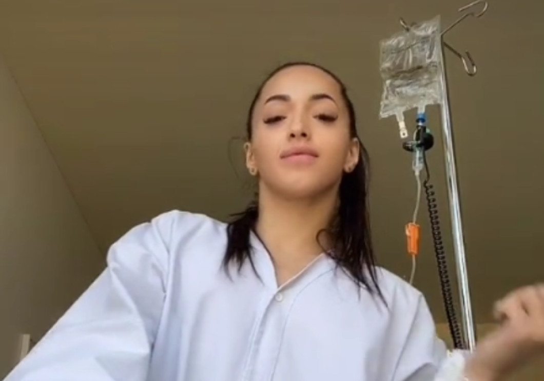 Larisa Iordache, în spital / Foto: Captură Tik Tok@iordachelarisa