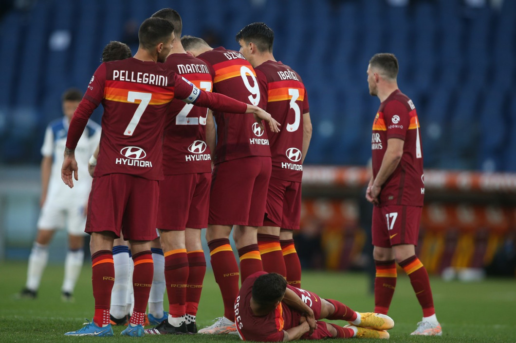 Italian Championship Serie A 2021, Soccer Match, AS Roma vs Atalanta FC, Rome, Italy - 22 Apr 2021