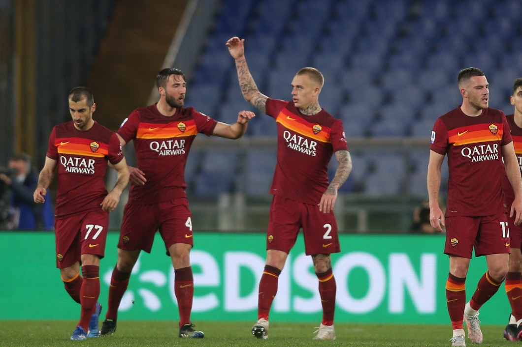 Italian Championship Serie A 2021, Soccer Match, AS Roma vs Atalanta FC, Rome, Italy - 22 Apr 2021