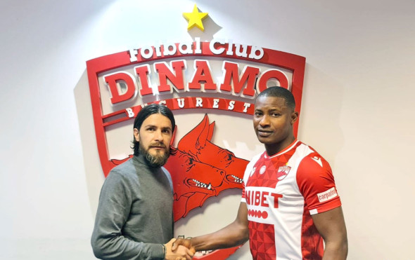 Joseph Eneojo Akpala și Mario Nicolae / Foto: FC Dinamo