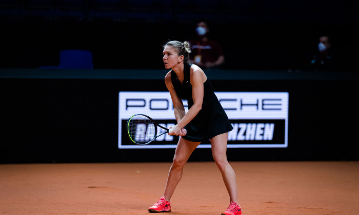 Simona Halep, în meciul cu Aryna Sabalenka / Foto: Profimedia