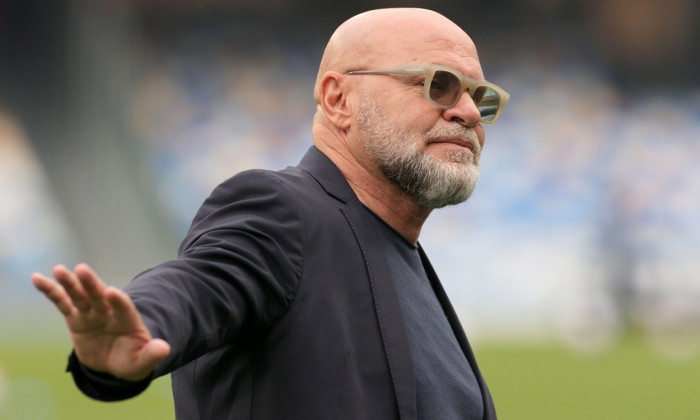 Napoli, Italia. 03rd Apr, 2021. Serse Cosmi coach of FC Crotone reacts during the Serie A football match between SSC Napoli and FC Crotone at Diego Armando Maradona stadium in Napoli (Italy), April 03, 2021. Photo Cesare Purini/Insidefoto Credit: insidefo