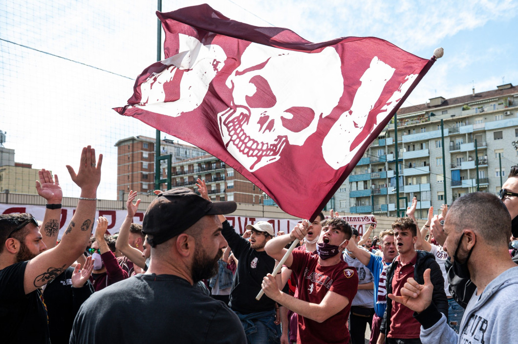 Torino FC fans support the team