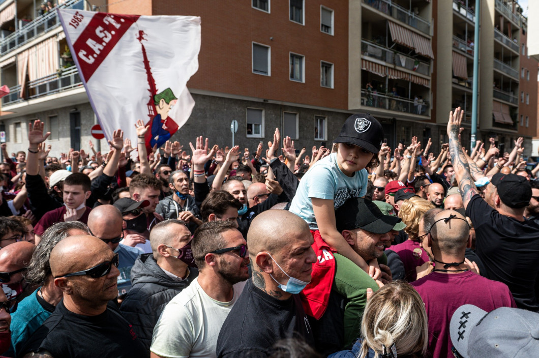 Torino FC fans support the team