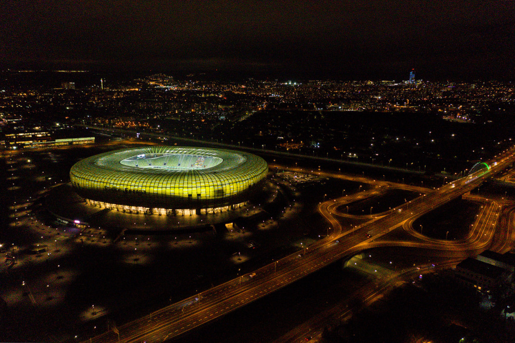 Energa Stadium in Gdansk, Poland - 30 Nov 2020