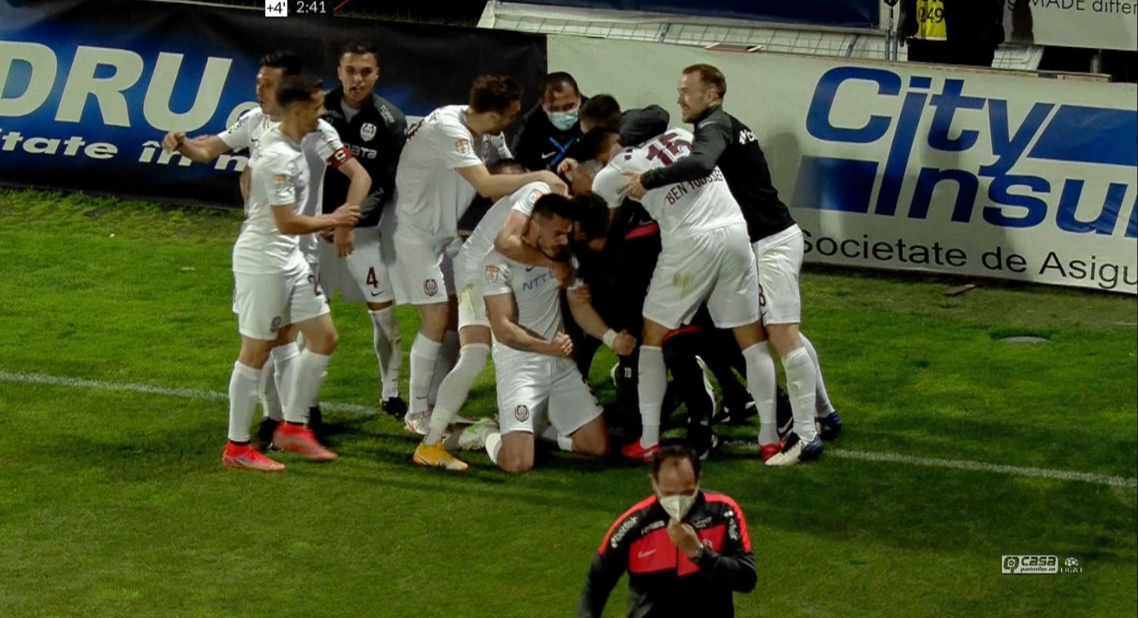 FCSB - CFR Cluj 1-1. Ce derby! Campioana a egalat în prelungiri. A cerut și un penalty. Ardelenii rămân lideri