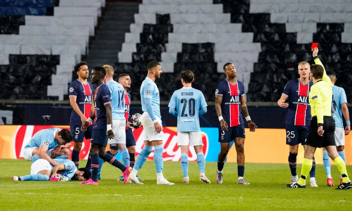 Paris Saint Germain v Manchester City, UEFA Champions League, Semi Final, First Leg, Football, Parc Des Princes, Paris, France - 28 Apr 2021