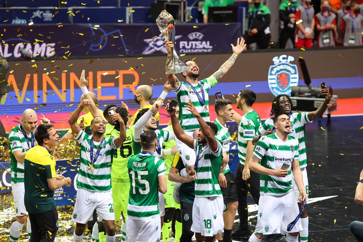 Sporting Lisabona a revenit de la 0-2 cu Barcelona şi a câştigat Liga Campionilor la futsal
