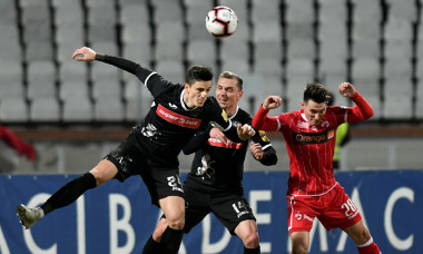 Jordan Mustoe, într-un meci Poli Iași - Dinamo / Foto: Sport Pictures