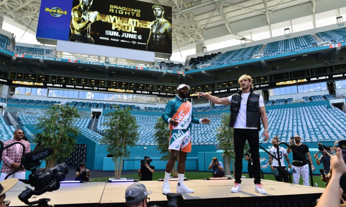 Floyd Mayweather and Logan Paul news conference, Miami Gardens, Florida, USA - 06 May 2021