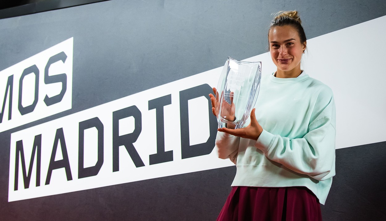 Aryna Sabalenka, campioana de la Madrid, sperietură zdravănă cu trofeul în mână! Organizatorii și-au cerut scuze