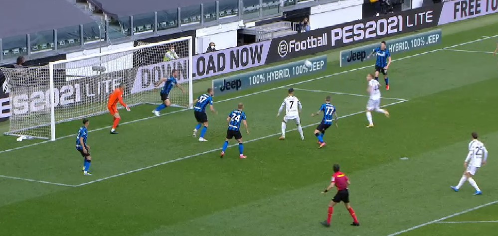 Juventus - Inter 1-0, ACUM pe Digi Sport 1. Cristiano Ronaldo deschide scorul