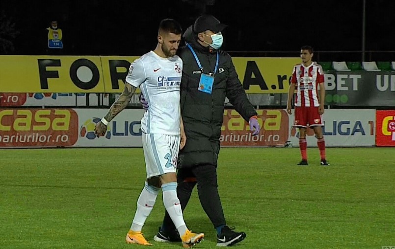 Toni Petrea l-a pierdut și pe Ovidiu Popescu! Mijlocașul FCSB a ieșit accidentat în meciul cu Sepsi