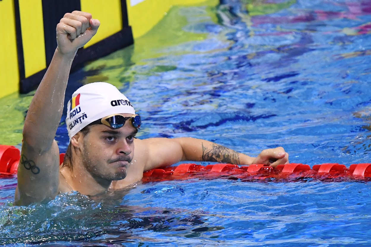 Robert Glinţă s-a calificat în finala probei de 100 m liber la Europenele de la Kazan