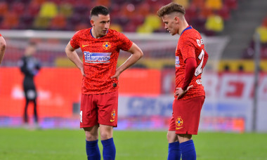Darius Olaru și Olimpiu Moruțan, într-un meci FCSB - CFR Cluj / Foto: Sport Pictures