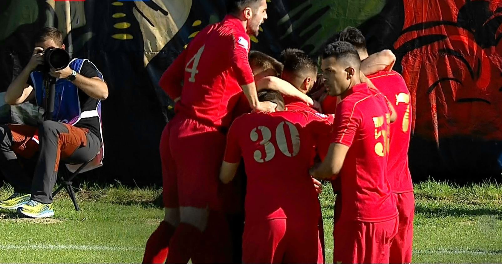CSA Steaua - CS Afumați 2-0, în prima manșă a barajului pentru promovarea în Liga 2. Ocazii imense de ambele părți
