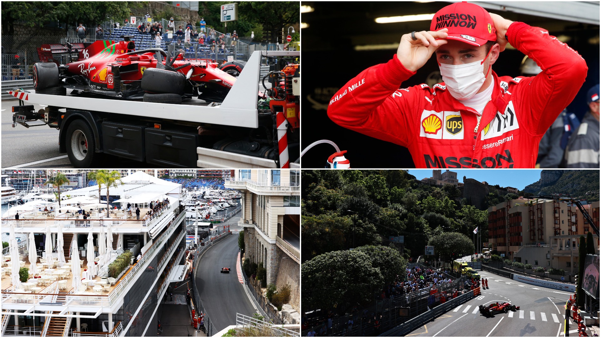 Ce surpriză! Leclerc, de la Ferrari, pole-position la Monaco, cu accident în ultimele secunde. Hamilton, dezamăgire totală