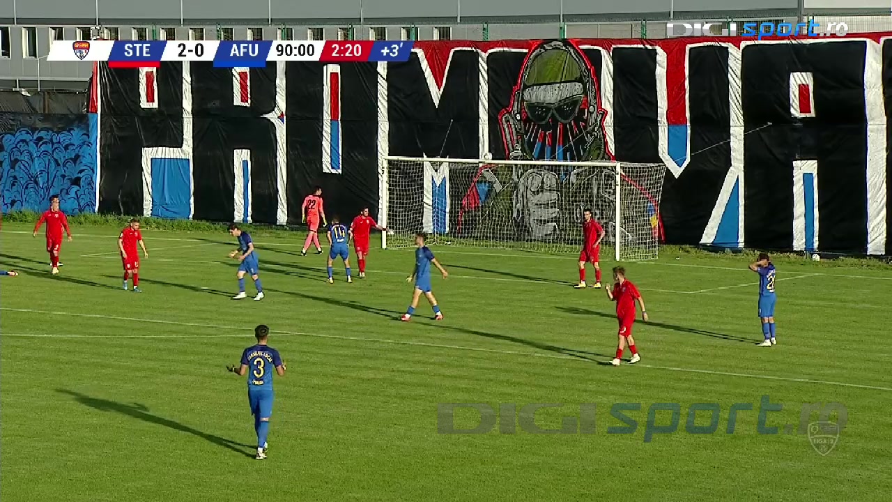 Steaua promovează în Liga 2 după ce învinge CS Afumați și în manșa retur a  barajului! Golul victoriei, adus din penalty de Emilian Pacionel