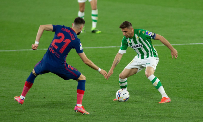 Soccer: LaLiga - Real Betis v Atletico de Madrid, Sevilla, Spain - 11 Apr 2021