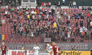 Suporterii de la CFR Cluj, în tribune la meciul cu FCSB / Foto: Sport Pictures