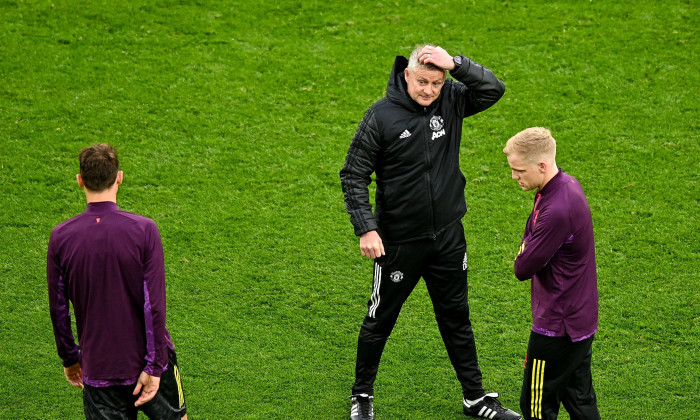 Villareal CF vs Manchester United, UEFA Europa League Final, Training session, Gdansk, Poland - 25 May 2021