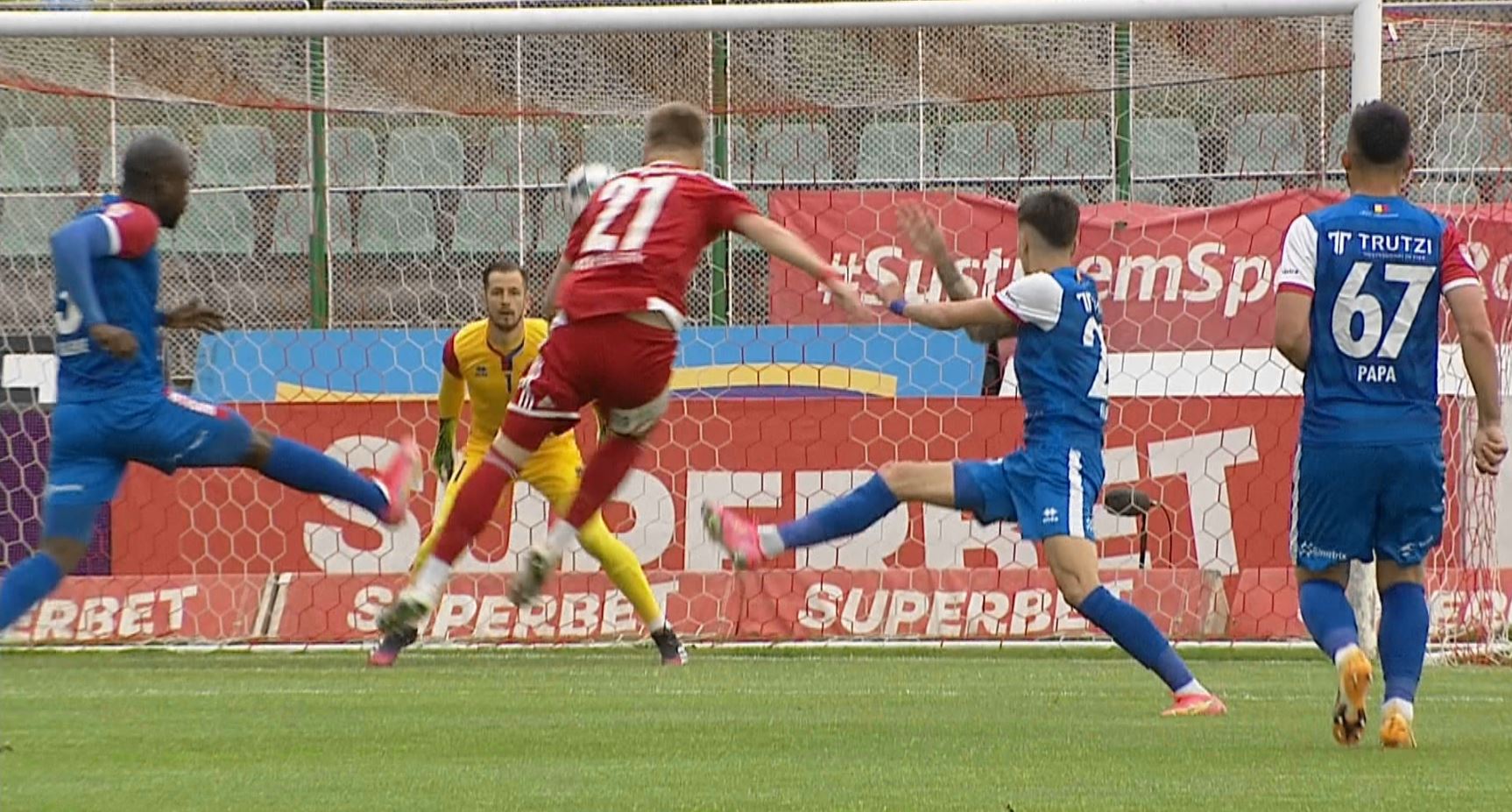 Sepsi - FC Botoșani 0-0, ACUM, pe Digi Sport 1. Gazdele nimeresc transversala. Moldovenii cer două penalty-uri