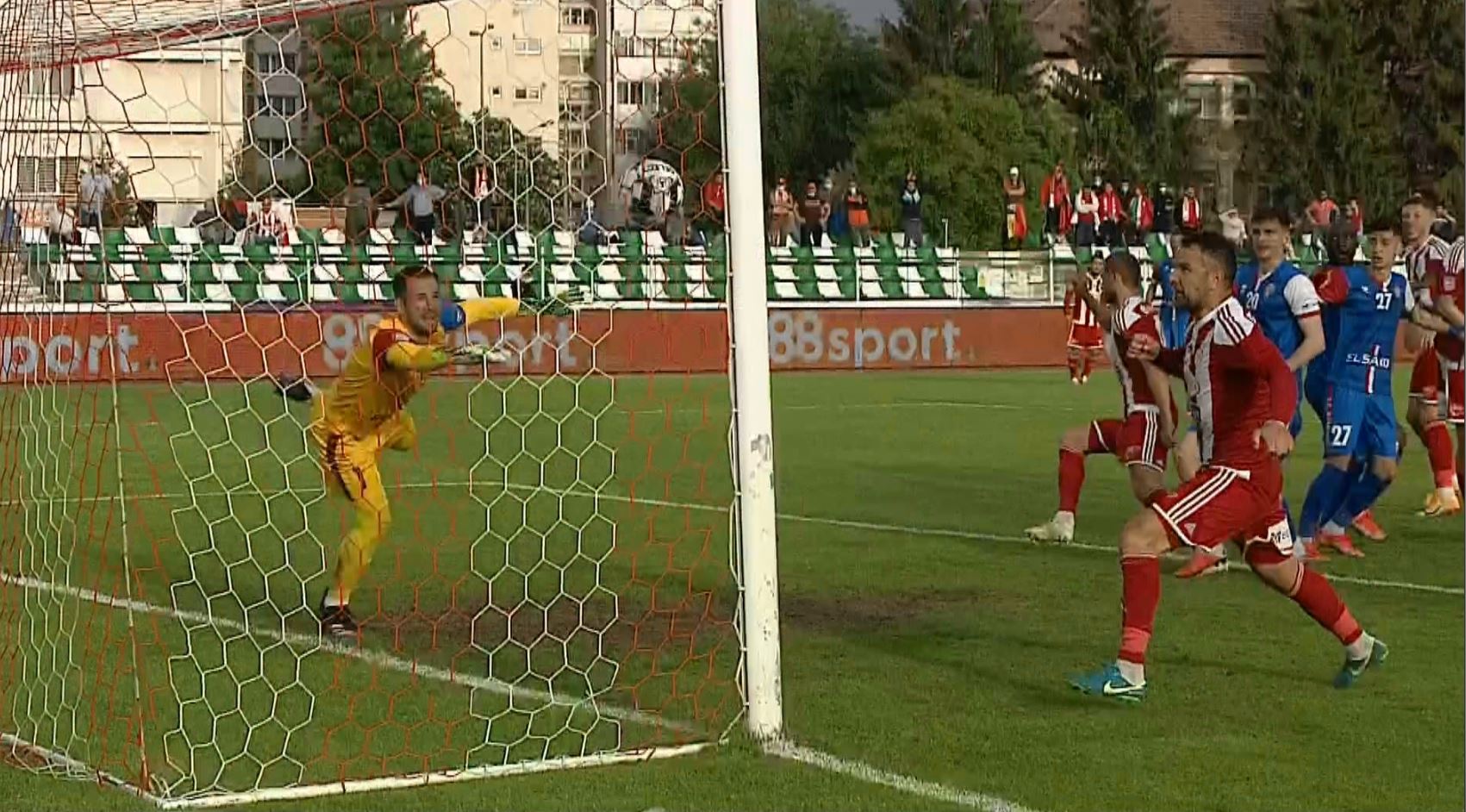 Sepsi - FC Botoșani 1-0, în ultimul meci din play-off. Gazdele, gol în ultimul minut. Oaspeții, gol anulat în prelungiri