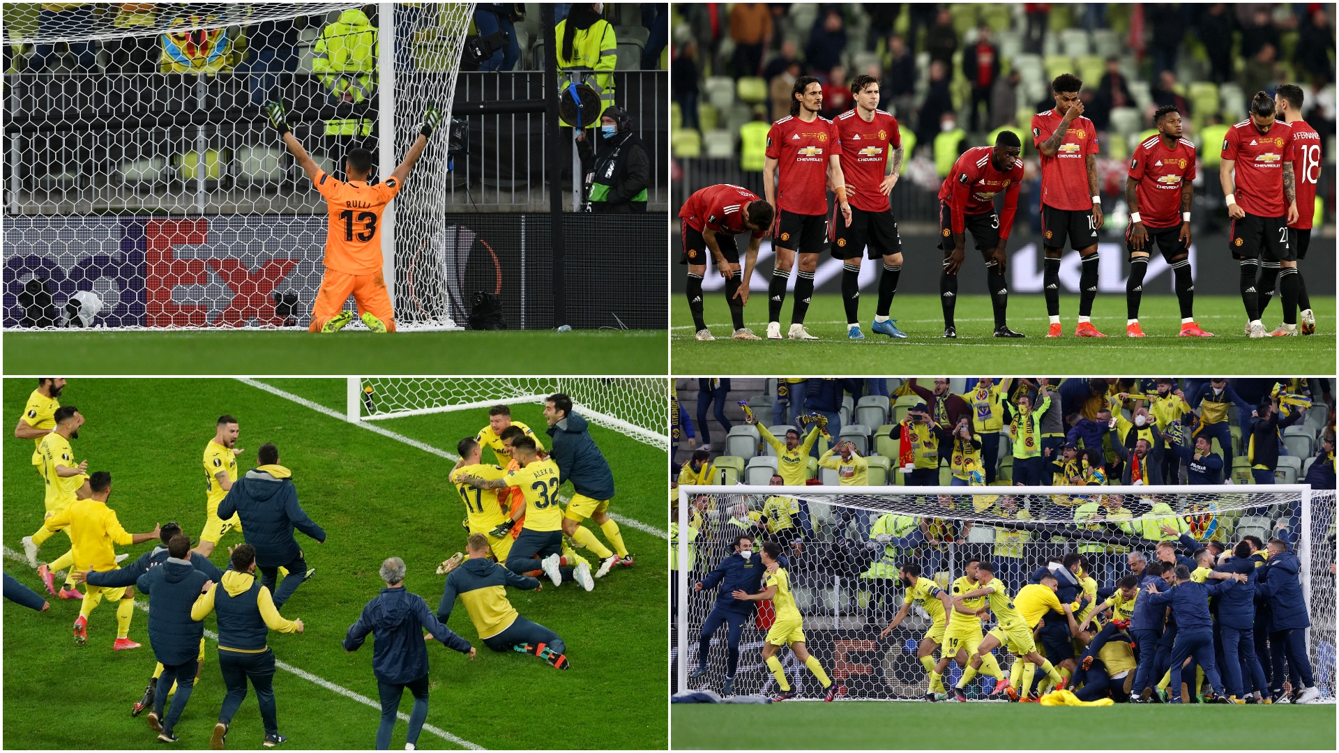 Finala Europa League: Villarreal - Man. United 1-1 (11-10 la penalty-uri). Rulli a parat lovitura celuilalt portar, De Gea