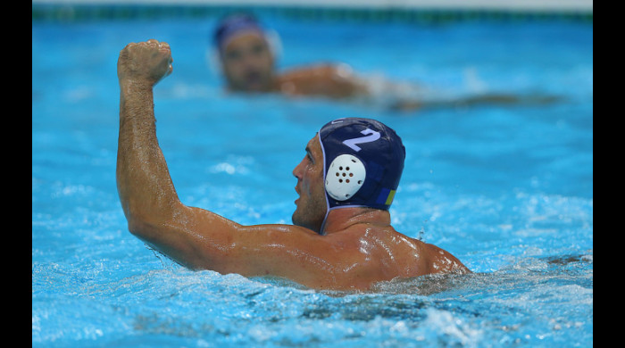 Cosmin Radu, căpitanul naționalei de polo / Foto: Getty Images