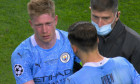 Kevin De Bruyne a ieșit accidentat din finala Champions League / Foto: Captură Digi Sport