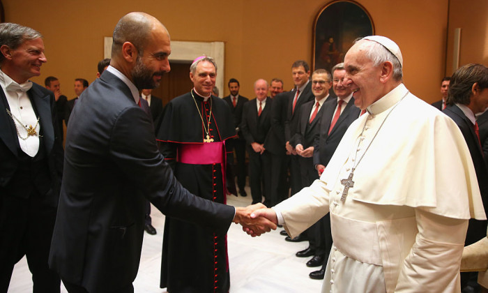 FC Bayern Muenchen Private Audience With Pope Francis