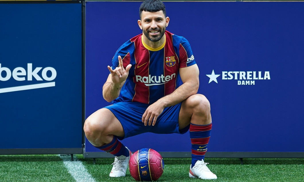 New Signing: Kun Aguero New FC Barcelona Player, Spain - 31 May 2021