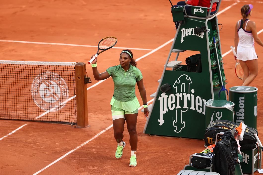 Serena Williams, în meciul cu Mihaela Buzărnescu / Foto: Getty Images